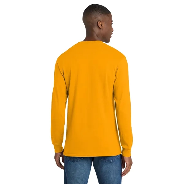 Port & Co Long Sleeve Core Cotton Tee. - Port & Co Long Sleeve Core Cotton Tee. - Image 51 of 119