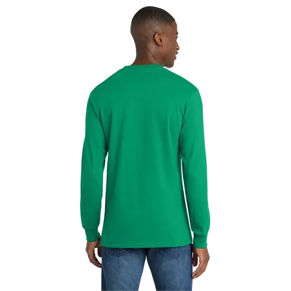 Port & Co Long Sleeve Core Cotton Tee. - Port & Co Long Sleeve Core Cotton Tee. - Image 56 of 119