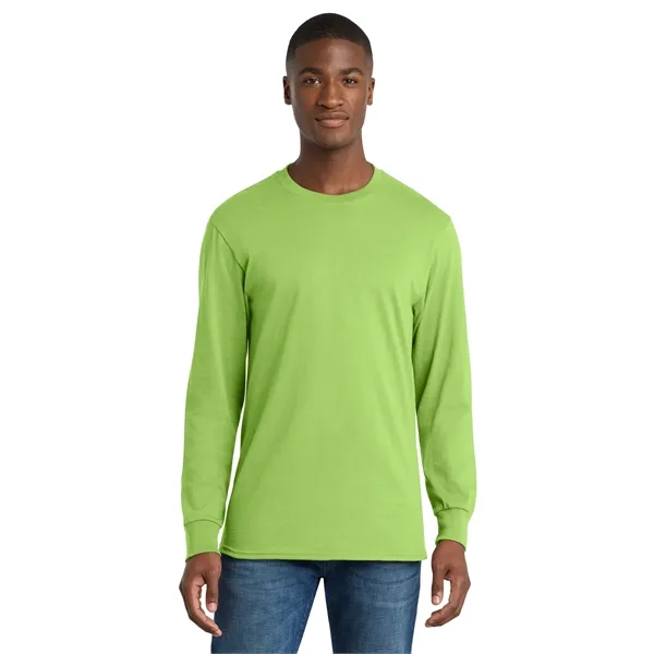 Port & Co Long Sleeve Core Cotton Tee. - Port & Co Long Sleeve Core Cotton Tee. - Image 68 of 119