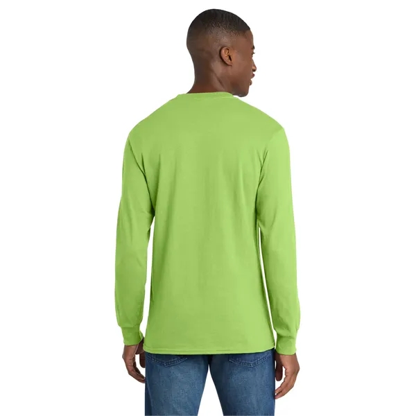 Port & Co Long Sleeve Core Cotton Tee. - Port & Co Long Sleeve Core Cotton Tee. - Image 69 of 119