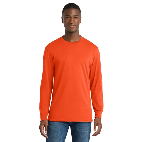 Port & Co Long Sleeve Core Cotton Tee. - Port & Co Long Sleeve Core Cotton Tee. - Image 73 of 119