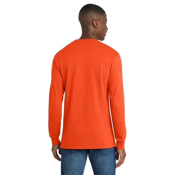 Port & Co Long Sleeve Core Cotton Tee. - Port & Co Long Sleeve Core Cotton Tee. - Image 74 of 119