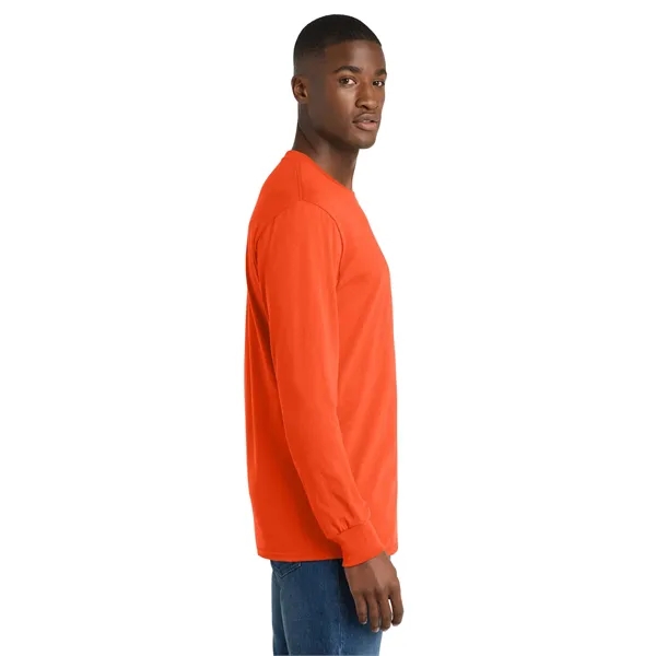 Port & Co Long Sleeve Core Cotton Tee. - Port & Co Long Sleeve Core Cotton Tee. - Image 75 of 119