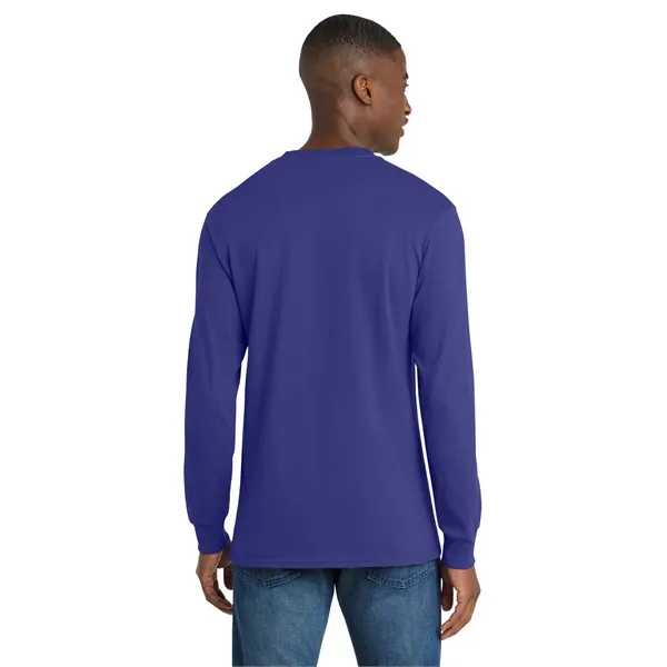 Port & Co Long Sleeve Core Cotton Tee. - Port & Co Long Sleeve Core Cotton Tee. - Image 81 of 119