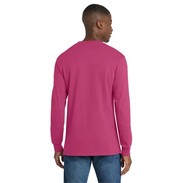 Port & Co Long Sleeve Core Cotton Tee. - Port & Co Long Sleeve Core Cotton Tee. - Image 87 of 119