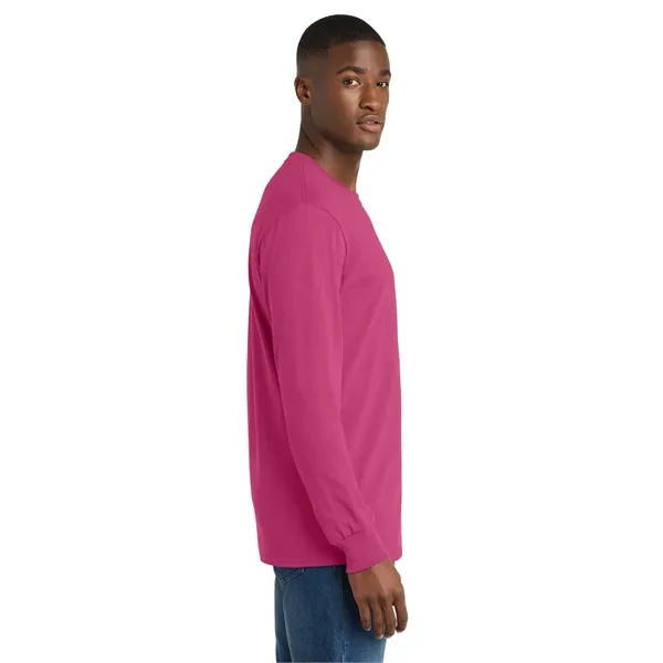 Port & Co Long Sleeve Core Cotton Tee. - Port & Co Long Sleeve Core Cotton Tee. - Image 89 of 119