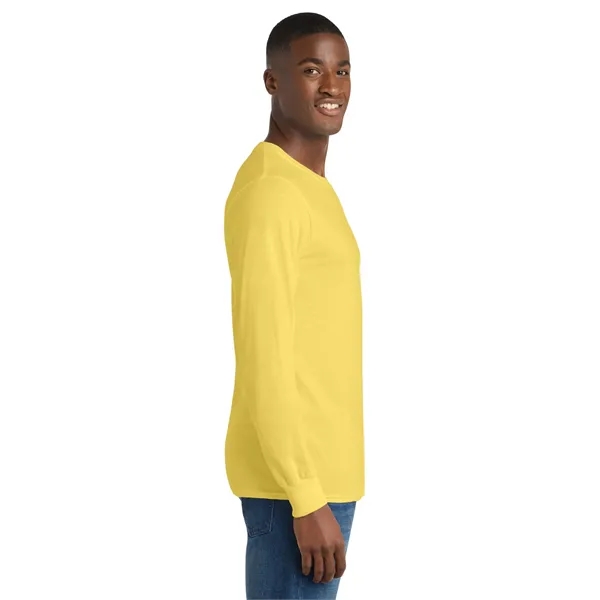 Port & Co Long Sleeve Core Cotton Tee. - Port & Co Long Sleeve Core Cotton Tee. - Image 97 of 119