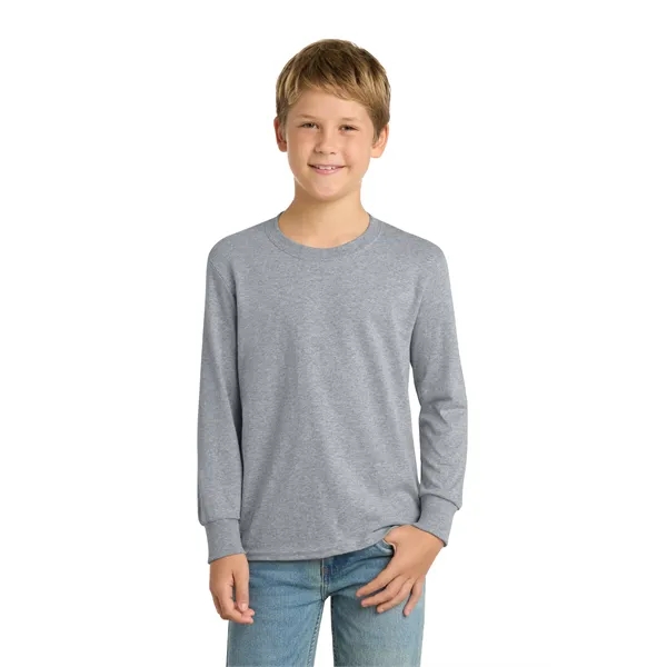 Port & Co Youth Long Sleeve Core Cotton Tee. - Port & Co Youth Long Sleeve Core Cotton Tee. - Image 6 of 90