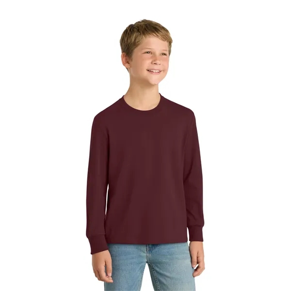 Port & Co Youth Long Sleeve Core Cotton Tee. - Port & Co Youth Long Sleeve Core Cotton Tee. - Image 11 of 90