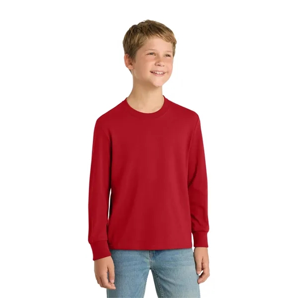 Port & Co Youth Long Sleeve Core Cotton Tee. - Port & Co Youth Long Sleeve Core Cotton Tee. - Image 41 of 90