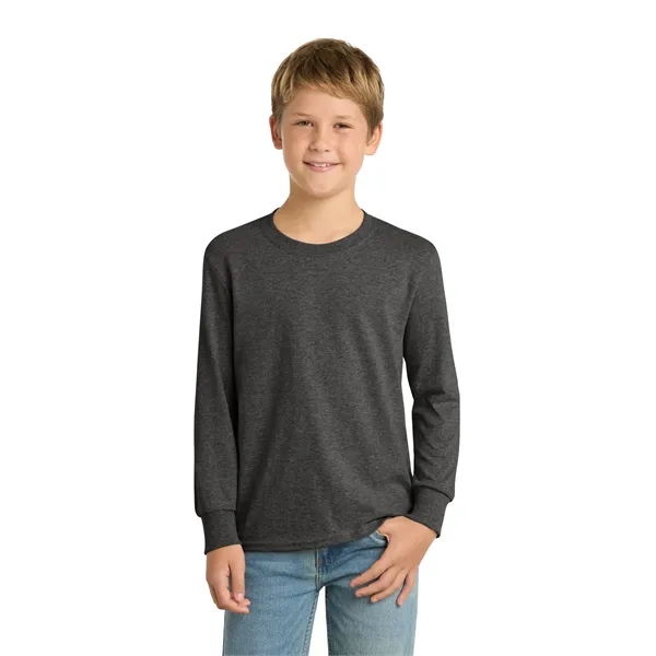 Port & Co Youth Long Sleeve Core Cotton Tee. - Port & Co Youth Long Sleeve Core Cotton Tee. - Image 81 of 90