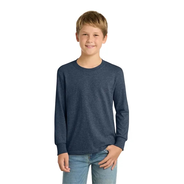 Port & Co Youth Long Sleeve Core Cotton Tee. - Port & Co Youth Long Sleeve Core Cotton Tee. - Image 86 of 90