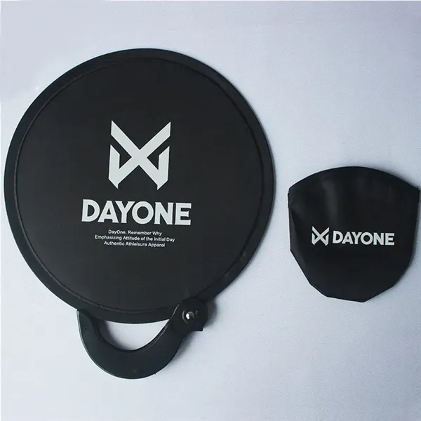 8" Custom Full Color Double Sided Foldable Fan Flying Disc - 8" Custom Full Color Double Sided Foldable Fan Flying Disc - Image 2 of 2