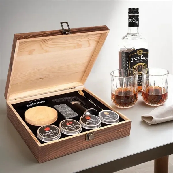 Whiskey Smoker Kit - Cocktail Smoking Set with Butane Torch - Whiskey Smoker Kit - Cocktail Smoking Set with Butane Torch - Image 3 of 3