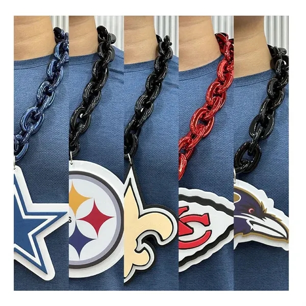 Sports Fan EVA Pendant Necklace - Sports Fan EVA Pendant Necklace - Image 1 of 1