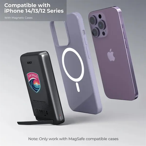 Aukey 10,000 mAh 30W MagSafe Power Bank - Aukey 10,000 mAh 30W MagSafe Power Bank - Image 0 of 18