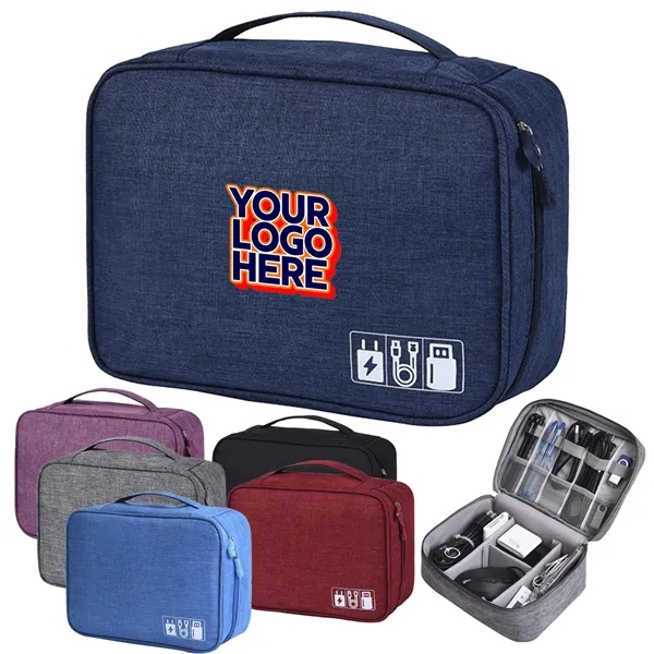 Data Cable Storage Bag Travel Power Bank Storage Box - Data Cable Storage Bag Travel Power Bank Storage Box - Image 0 of 5
