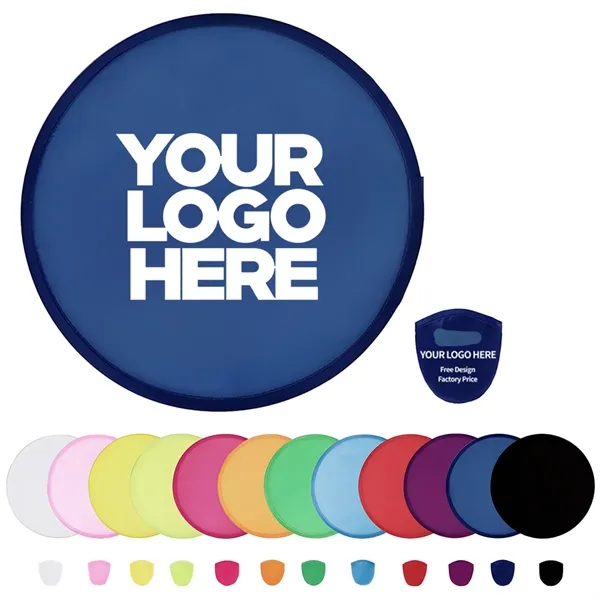 Foldable Cloth Fan Frisbee-Shaped Hospital Advertisement - Foldable Cloth Fan Frisbee-Shaped Hospital Advertisement - Image 0 of 5