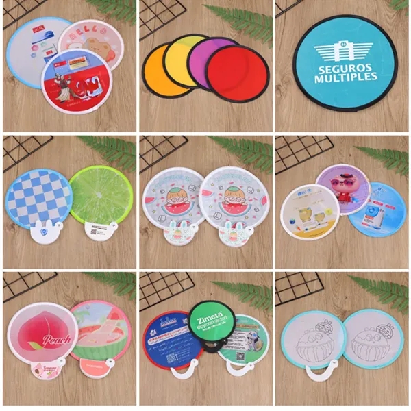 Foldable Cloth Fan Frisbee-Shaped Hospital Advertisement - Foldable Cloth Fan Frisbee-Shaped Hospital Advertisement - Image 4 of 5