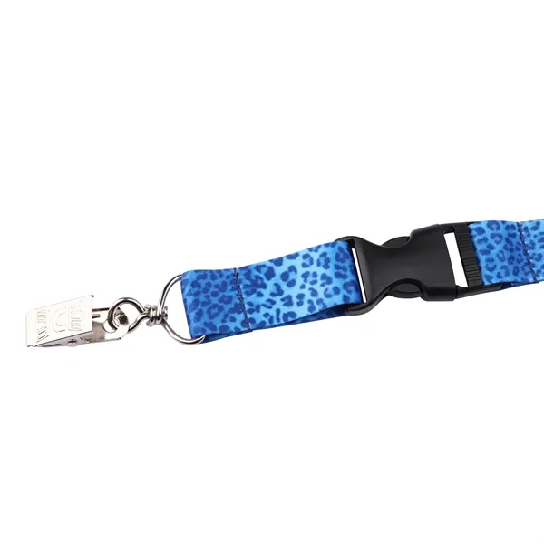 3/4" Full Color Sublimated Detachable Lanyards Badge Holder - 3/4" Full Color Sublimated Detachable Lanyards Badge Holder - Image 4 of 6