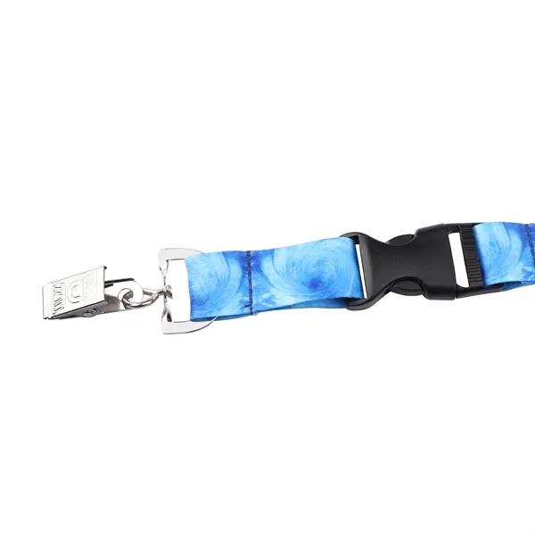 3/4" Full Color Sublimated Detachable Lanyards Badge Holder - 3/4" Full Color Sublimated Detachable Lanyards Badge Holder - Image 5 of 6