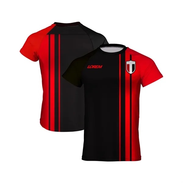 Men's Compression Gym Workout Shirt (Full Color) - Men's Compression Gym Workout Shirt (Full Color) - Image 3 of 6