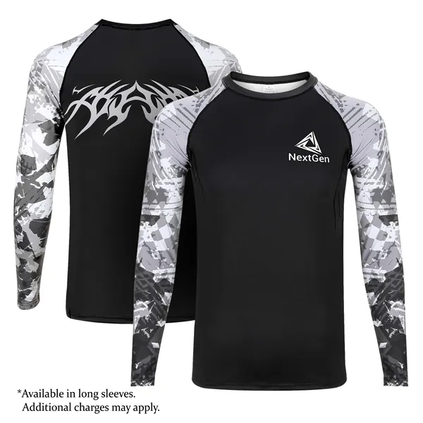 Men's Compression Gym Workout Shirt (Full Color) - Men's Compression Gym Workout Shirt (Full Color) - Image 2 of 6