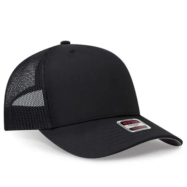 Seamless 6 Panel Mid Profile Mesh Back Trucker Hat - Seamless 6 Panel Mid Profile Mesh Back Trucker Hat - Image 47 of 47