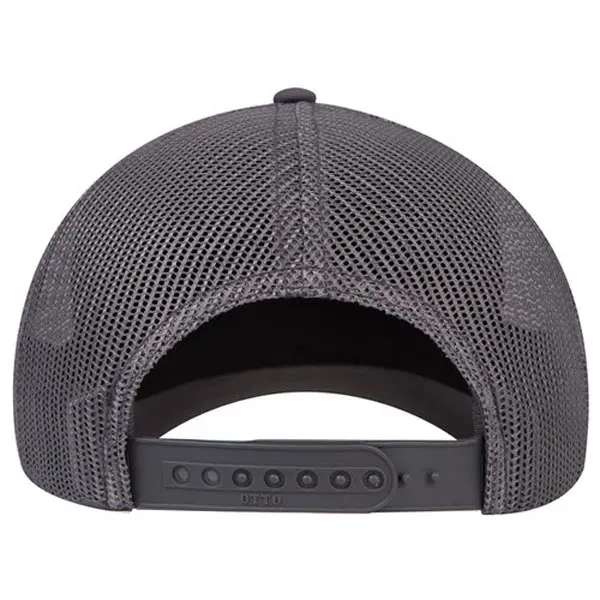 Seamless 6 Panel Mid Profile Mesh Back Trucker Hat - Seamless 6 Panel Mid Profile Mesh Back Trucker Hat - Image 37 of 47
