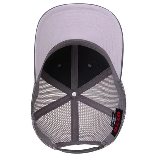 Seamless 6 Panel Mid Profile Mesh Back Trucker Hat - Seamless 6 Panel Mid Profile Mesh Back Trucker Hat - Image 36 of 47