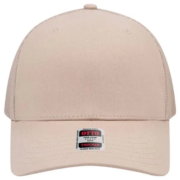 Seamless 6 Panel Mid Profile Mesh Back Trucker Hat - Seamless 6 Panel Mid Profile Mesh Back Trucker Hat - Image 34 of 47