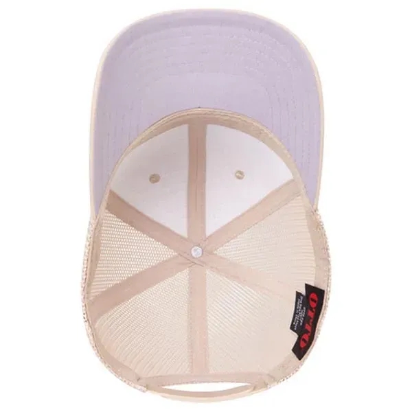 Seamless 6 Panel Mid Profile Mesh Back Trucker Hat - Seamless 6 Panel Mid Profile Mesh Back Trucker Hat - Image 32 of 47