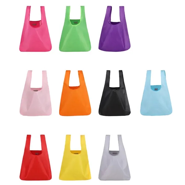 Colorful Reusable Foldable Grocery Bags - Colorful Reusable Foldable Grocery Bags - Image 3 of 5