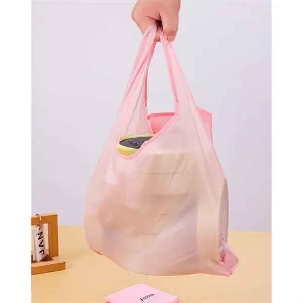 Colorful Reusable Foldable Grocery Bags - Colorful Reusable Foldable Grocery Bags - Image 4 of 5