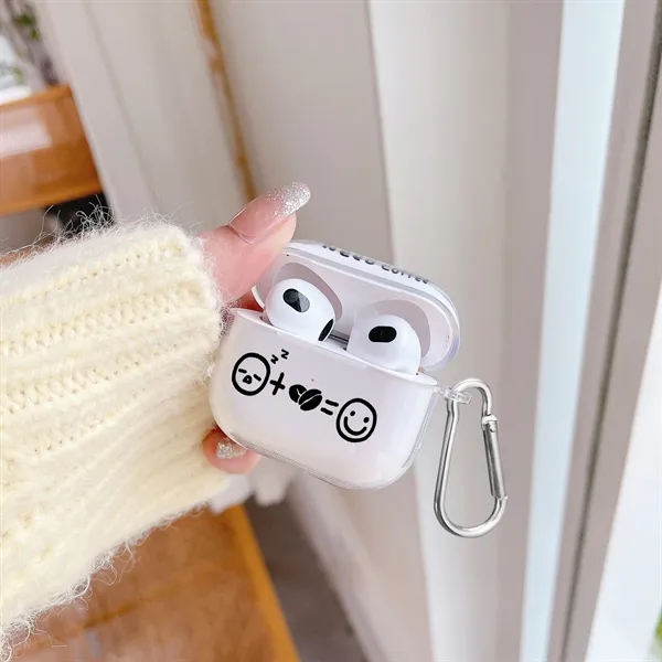 Cartoon Transparent Earphone Case - Cartoon Transparent Earphone Case - Image 2 of 5