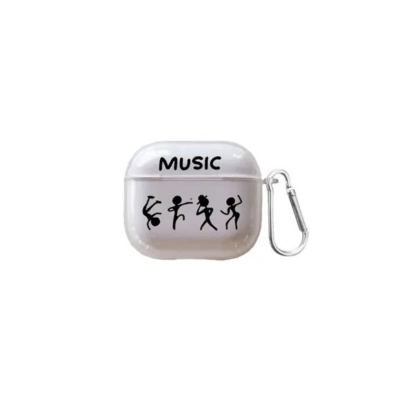 Cartoon Transparent Earphone Case - Cartoon Transparent Earphone Case - Image 5 of 5