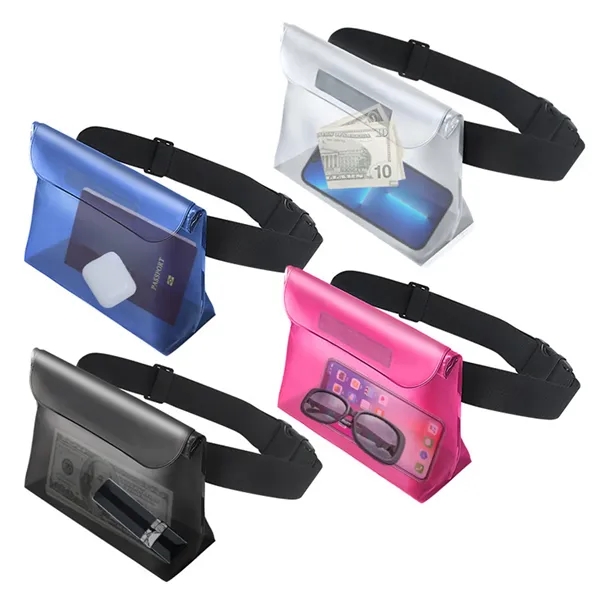 Waterproof Fanny Pack Pouch For Phone Passport Wallet Purse - Waterproof Fanny Pack Pouch For Phone Passport Wallet Purse - Image 3 of 6