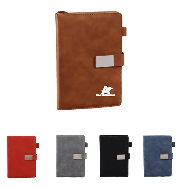 A5 Lined Leather Journal Notebook - A5 Lined Leather Journal Notebook - Image 0 of 5
