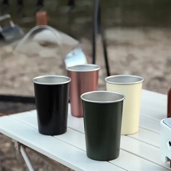 350ml Outdoor Camping Stainless Steel Coffee Cup - 350ml Outdoor Camping Stainless Steel Coffee Cup - Image 3 of 3