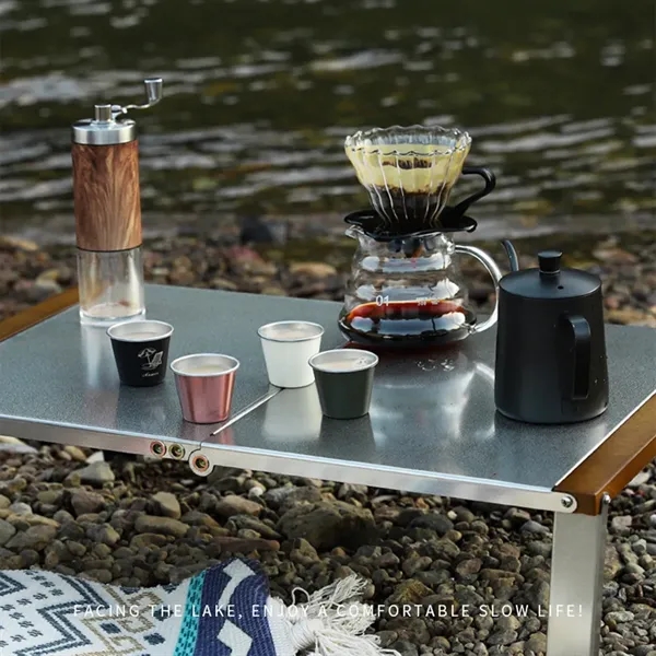 Small Outdoor Camping Stainless Steel Coffee Cup - Small Outdoor Camping Stainless Steel Coffee Cup - Image 2 of 4