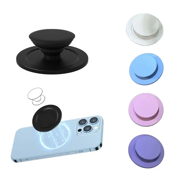 Round Adhesive Phone Grip Magnets Securely Attach - Round Adhesive Phone Grip Magnets Securely Attach - Image 0 of 4