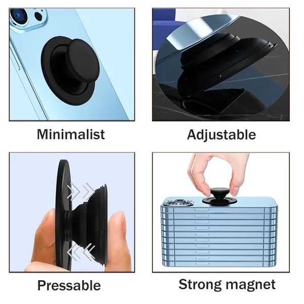 Round Adhesive Phone Grip Magnets Securely Attach - Round Adhesive Phone Grip Magnets Securely Attach - Image 2 of 4
