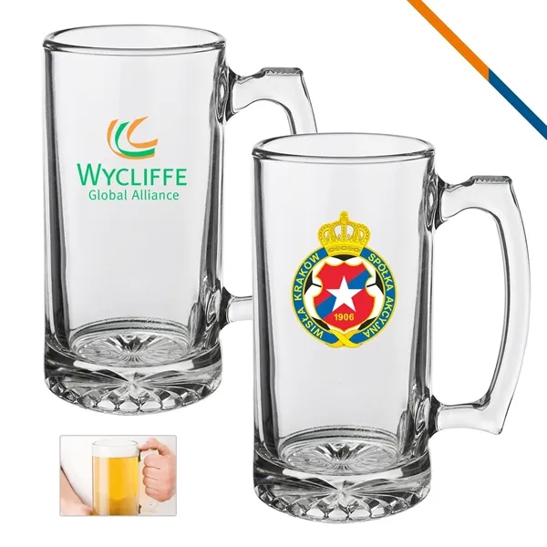 Libbey Hemo Glass Beer Mugs - 25 OZ. - Libbey Hemo Glass Beer Mugs - 25 OZ. - Image 0 of 4