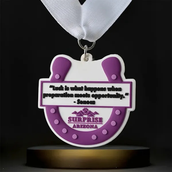 Custom 3D PVC Medals, Size 1.5"