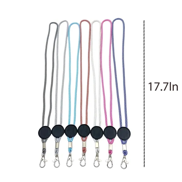 Adjustable Lanyard with Clip For ID Badge Holder - Adjustable Lanyard with Clip For ID Badge Holder - Image 1 of 4