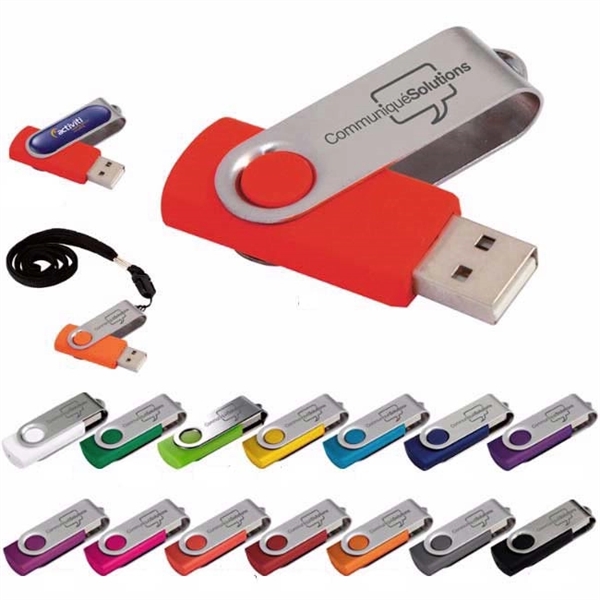 32 GB Folding USB 2.0 Flash Drive - 32 GB Folding USB 2.0 Flash Drive - Image 0 of 1