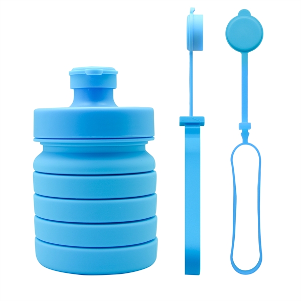 Spring Collapsible Water Bottle - Spring Collapsible Water Bottle - Image 6 of 8