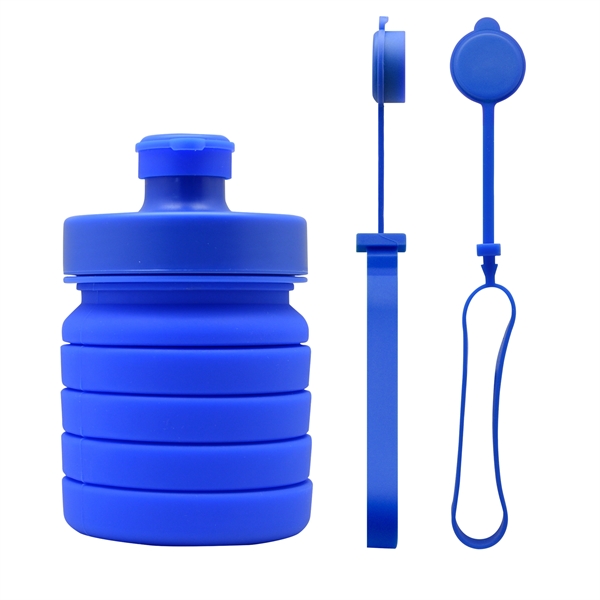 Spring Collapsible Water Bottle - Spring Collapsible Water Bottle - Image 1 of 8
