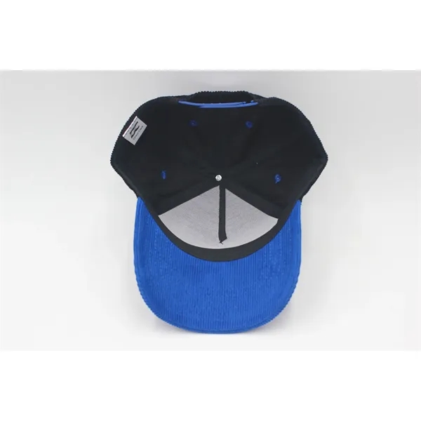 5 Panel Corduroy twotone Snapback Cap - 5 Panel Corduroy twotone Snapback Cap - Image 25 of 39