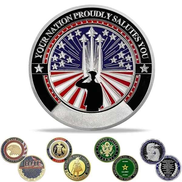 1.5" Alloy Die Casting Challenge Coin - 1.5" Alloy Die Casting Challenge Coin - Image 0 of 0